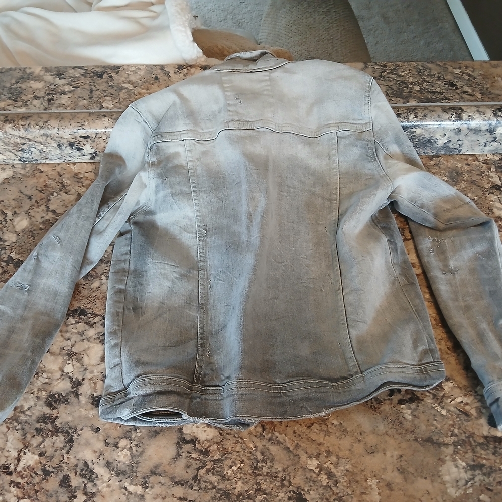 Jordan Craig Denim Boys Jacket Size 14 Grey Jean - Picture 7 of 7